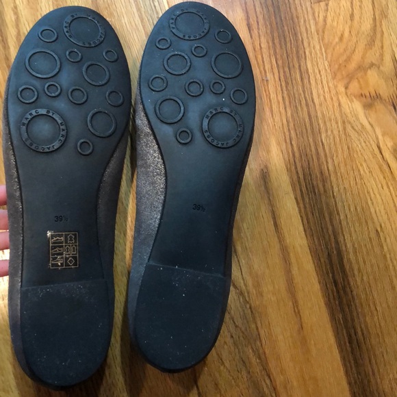 NWT Marc Jacobs metallic mouse ballet flat - Picture 5 of 8